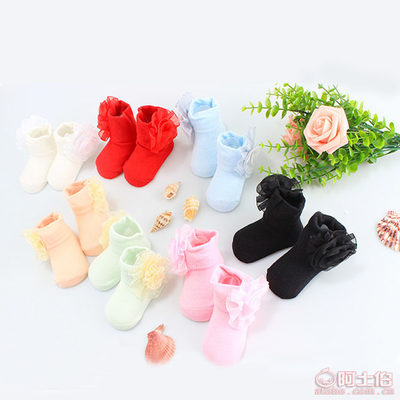 【春秋全棉純色兒童女襪小花朵女短襪甜美嬰兒寶寶童襪廠家批發(fā)】義烏市偌顏電子商務(wù)商行 - 產(chǎn)品庫
